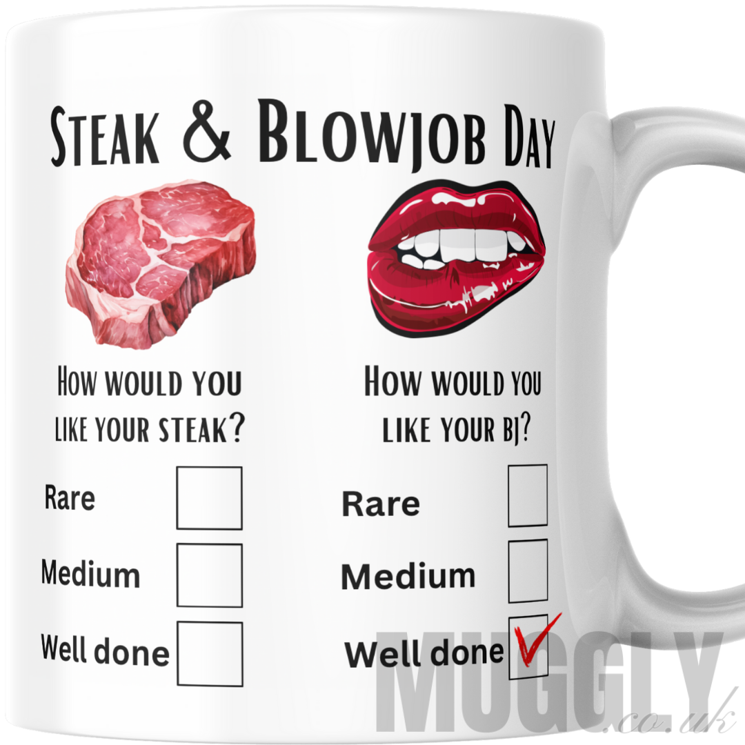 Steak & BJ Day - Mug