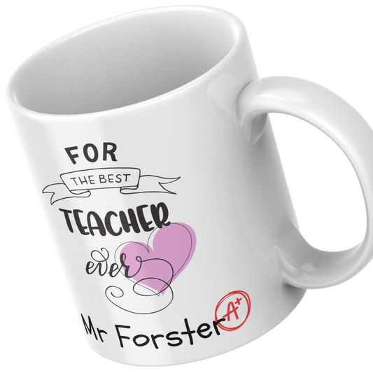 Best Teacher Ever (Personalised) - Mug