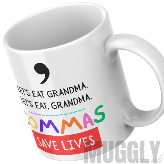 Commas Save Lives - Mug