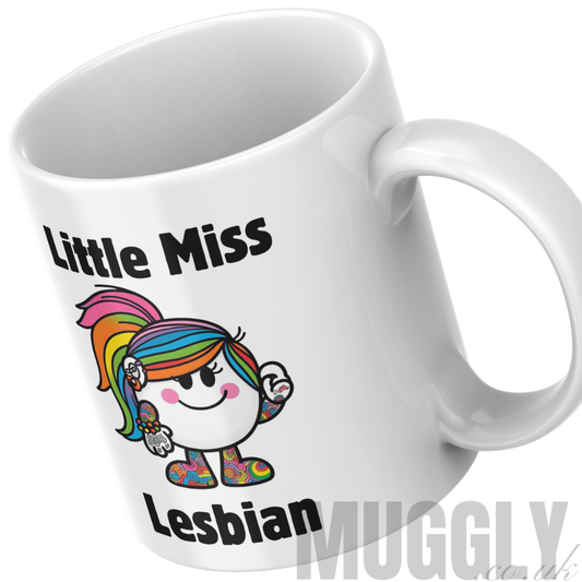 Little Miss Lesbian (long hair) - Mug