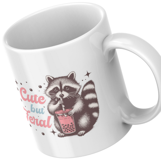 Cute But Feral - Mug