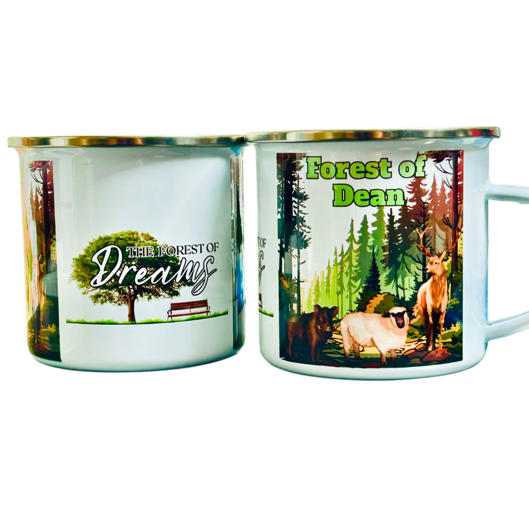 Forest of Dean - Metal/Enamel Camping Style Mug