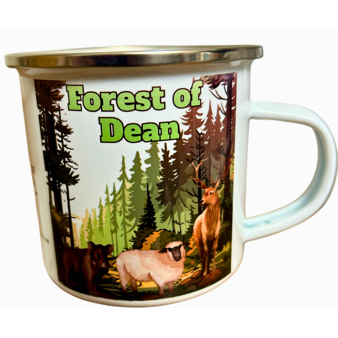 Forest of Dean - Metal/Enamel Camping Style Mug