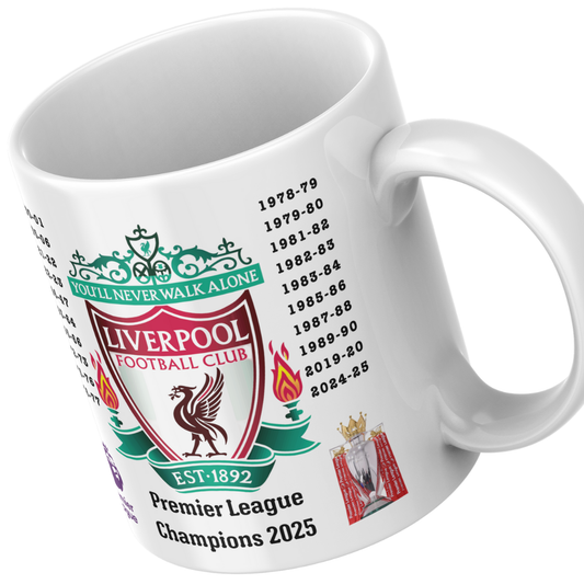 Liverpool Premier League Champions 2025 Mug
