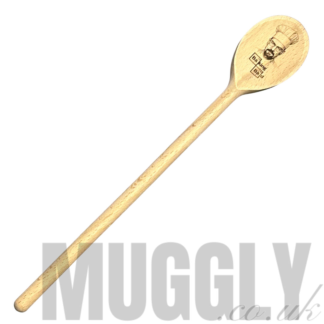 ‘Baking Bad’ Laser Engraved Beechwood Spoons