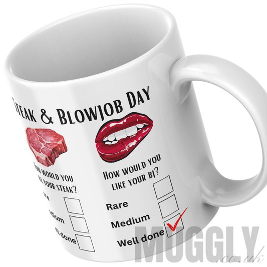 Steak & BJ Day - Mug