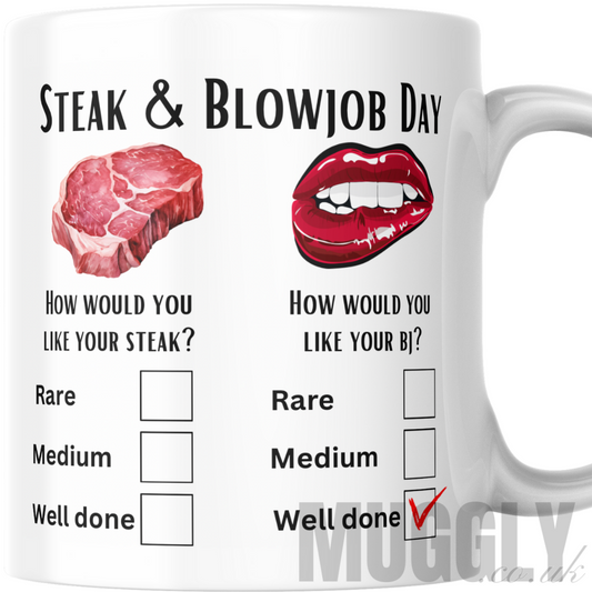 Steak & BJ Day - Mug