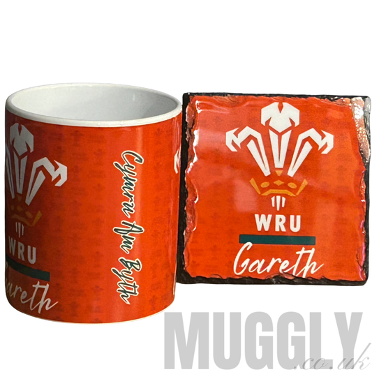 Mug & Slate Coaster Set