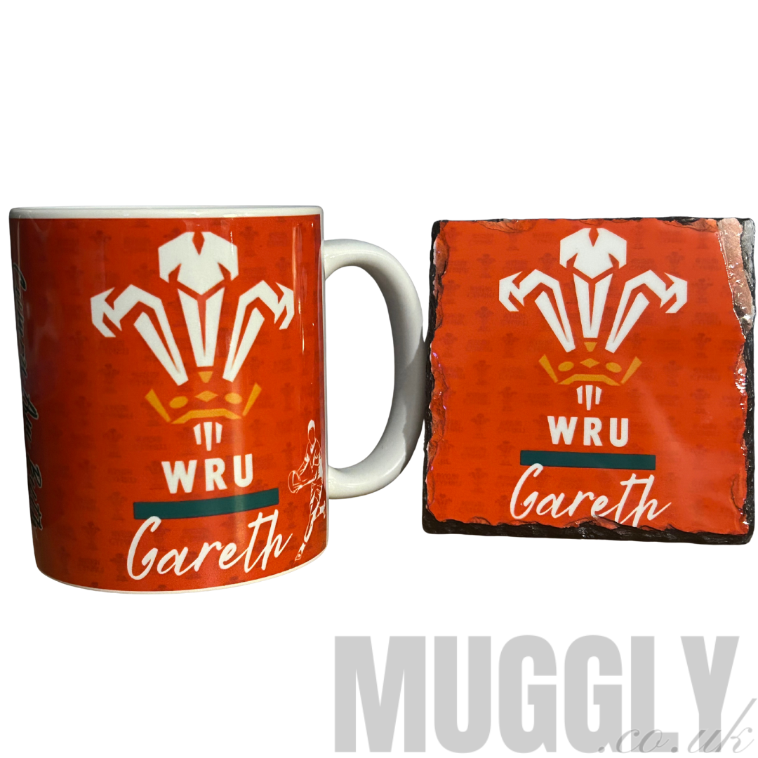 Mug & Slate Coaster Set