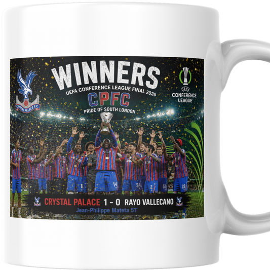 Crystal Palace ECL Winners 2026 Mug