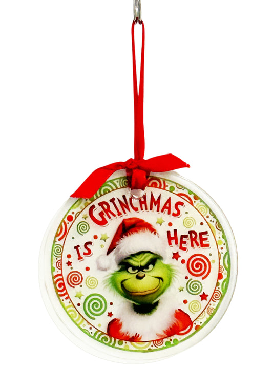 Clear Glass Flat Baubles