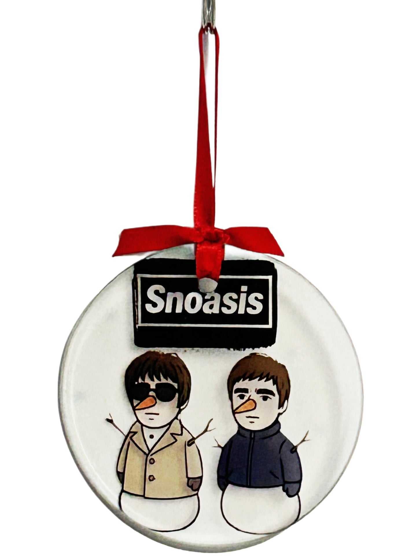 Clear Glass Flat Baubles