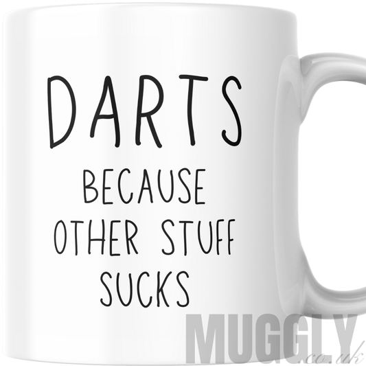 Darts Because Other Stuff Sucks - Mug