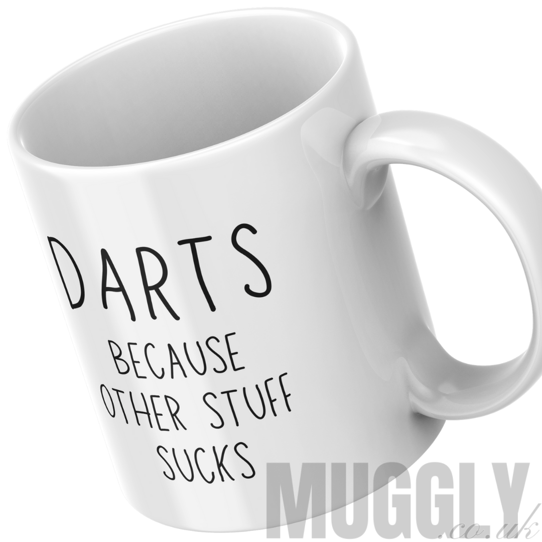 Darts Because Other Stuff Sucks - Mug