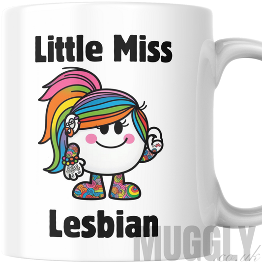 Little Miss Lesbian (long hair) - Mug