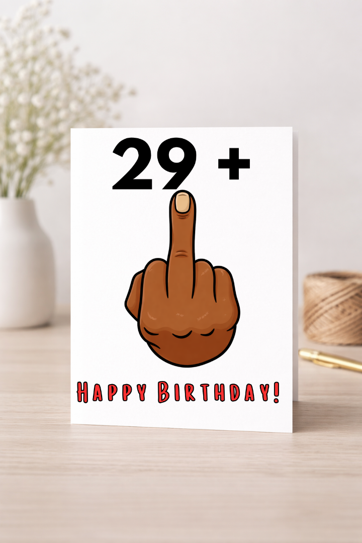 +1 Birthday Card