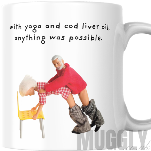 Yoga & Cod Liver Oil - Mug
