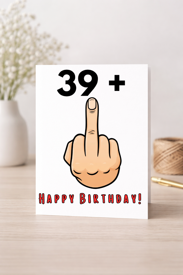 +1 Birthday Card