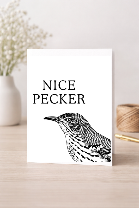 Nice Pecker - Card