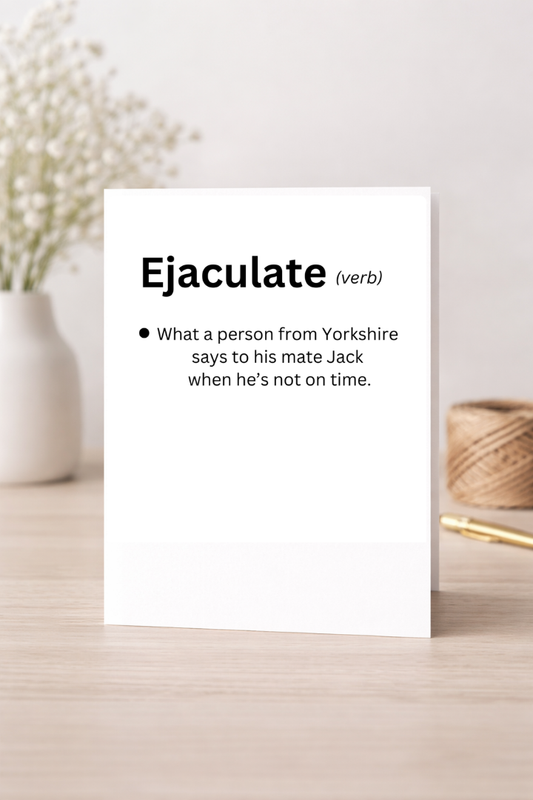 Ejaculate - Card