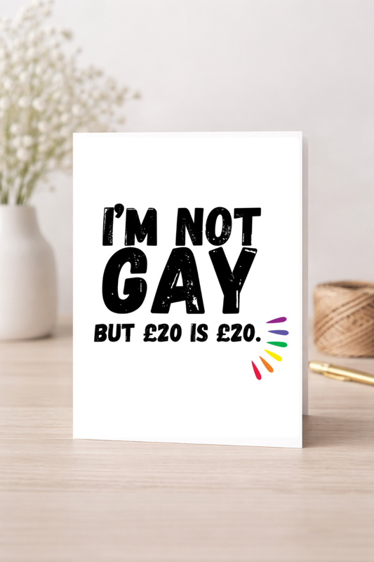 I'm Not Gay. But.. - Card