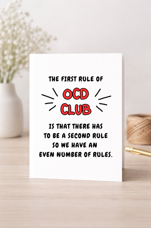 OCD Club - Card