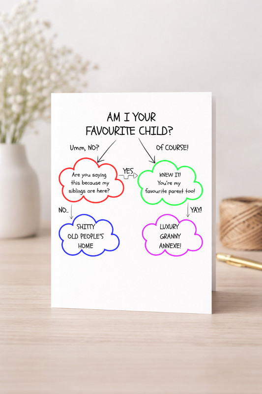 Am I Your Favourite Child? - Card