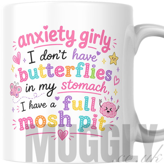 Anxiety Girly - Mosh Pit - Mug