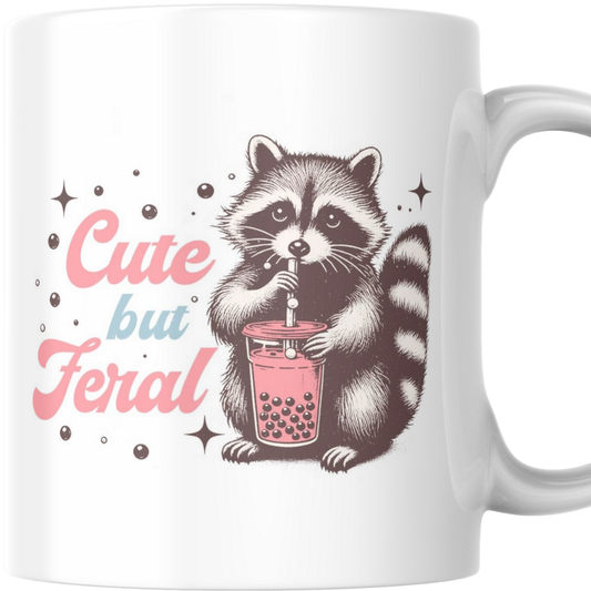Cute But Feral - Mug