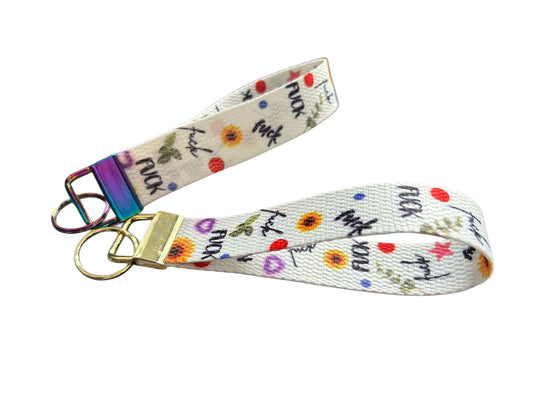 Fuck - Wristlet Keychain