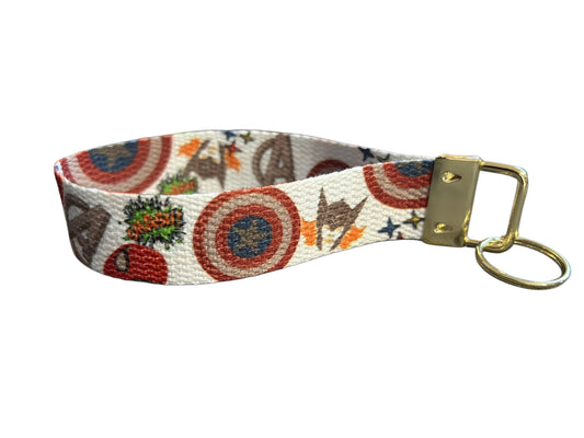 Superhero - Wristlet Keychain
