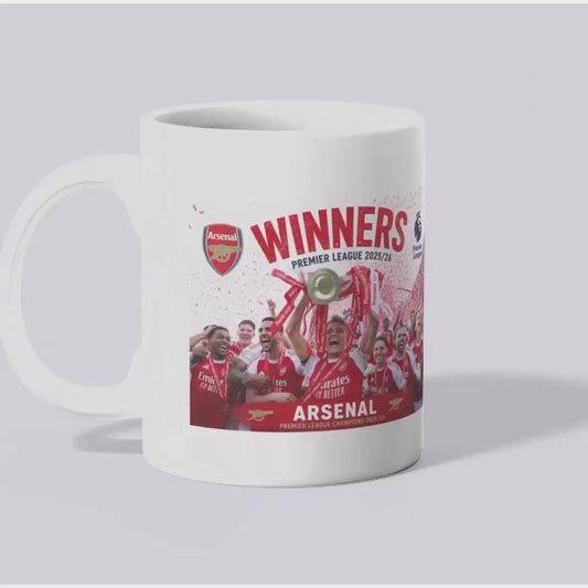 Arsenal Premier League Champions 2025/2026 Mug