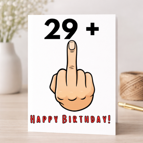 +1 Birthday Card – Muggly