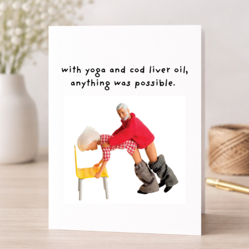 Cod Liver Oil & Yoga  - Card – Muggly