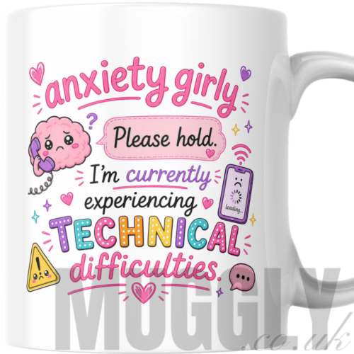 Anxiety Girly - Technical Difficulties - Mug – Muggly