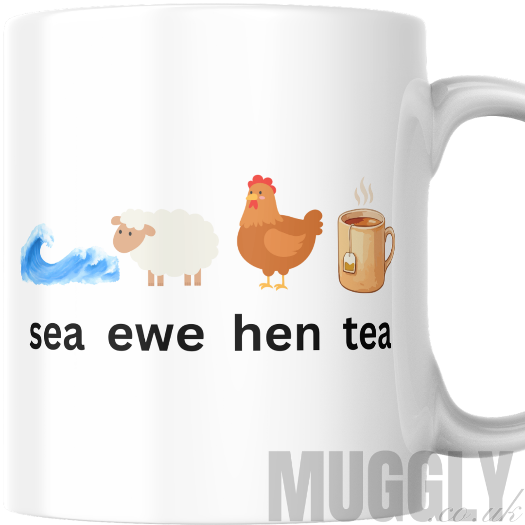 seaewehenteamockup Sea Ewe Hen Tea - Mug – Muggly